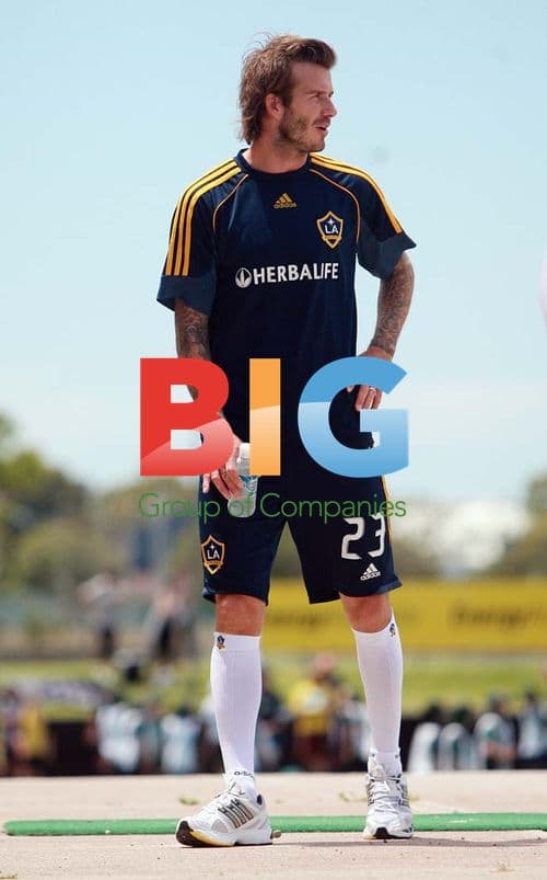 David Beckham at Children\'s Soccer Clinic