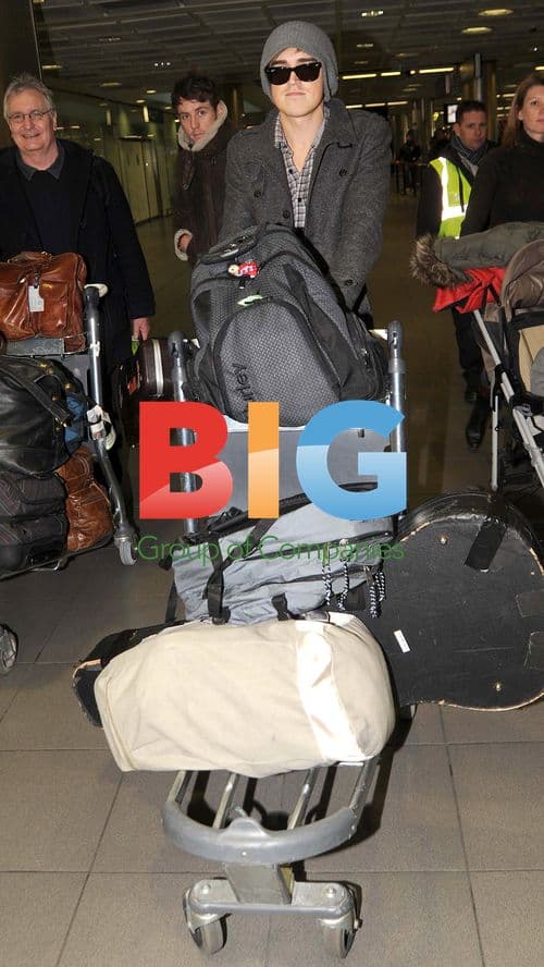 McFly Arrive at Dublin Airport