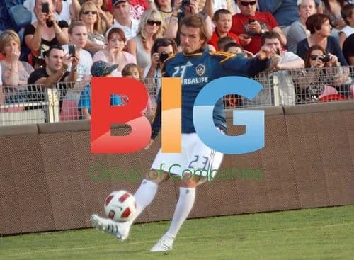David Beckham at Football Game