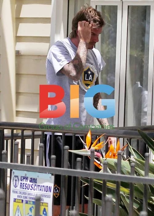 David Beckham Relaxing in Australia