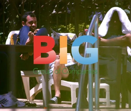 David Beckham Relaxing with LA Galaxy Team