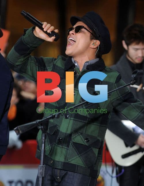 Bruno Mars Performs on 'Today' in NYC