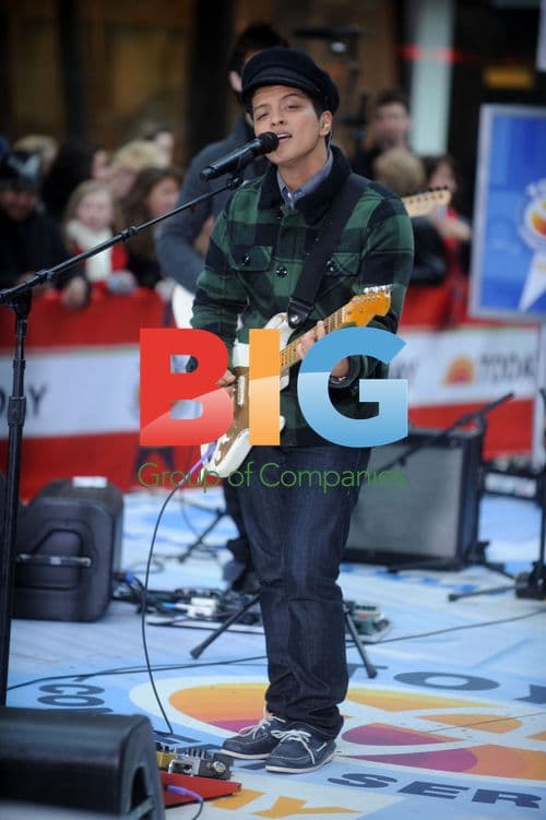 Bruno Mars Performs on NBC's 'Today'