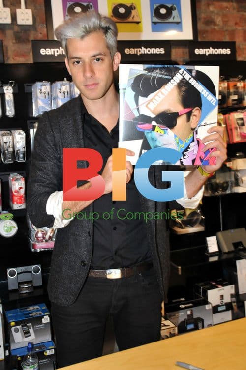 Mark Ronson signs album at Fopp in Glasgow