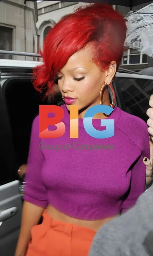 Rihanna Visits Radio 1 in London