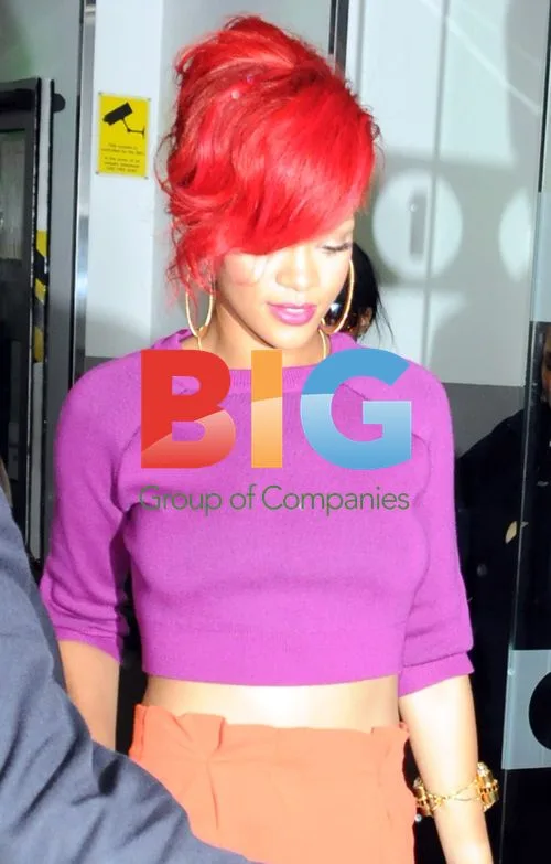 Rihanna Leaving Radio 1 in London