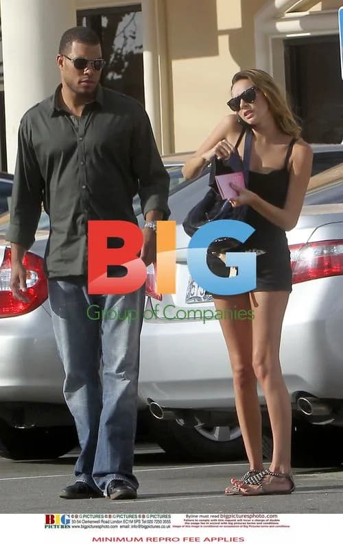 Nadine Coyle and Jason Bell Lunch in LA