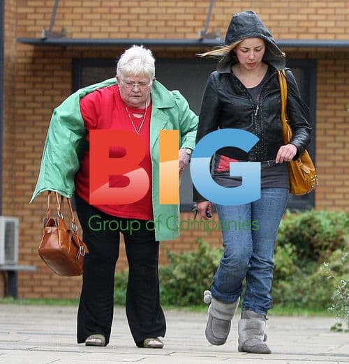 Charlotte Church Stops at ATM Near Hospital