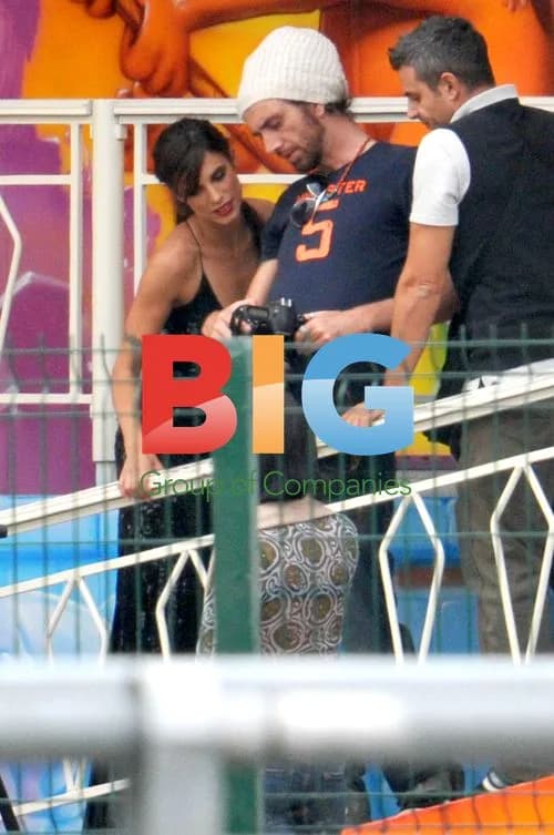 Elisabetta Canalis Photo Session at Amusement Park