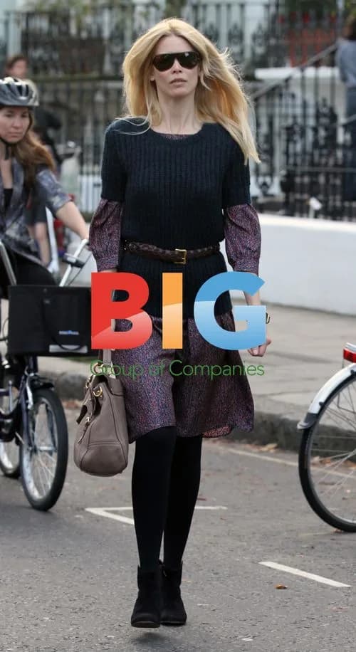 Claudia Schiffer on School Run