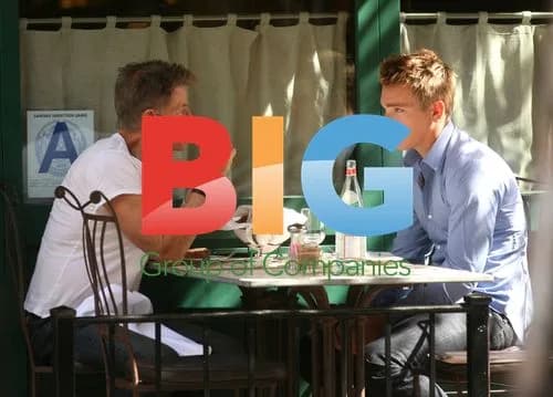 Calvin Klein and Nick Gruber Lunch in New York