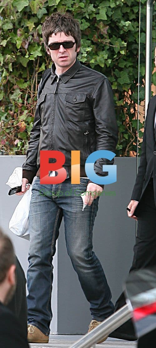 Noel Gallagher Leaves Hotel in Manchester