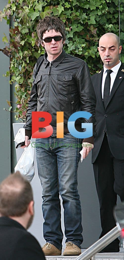 Noel Gallagher Leaving Hotel After Show