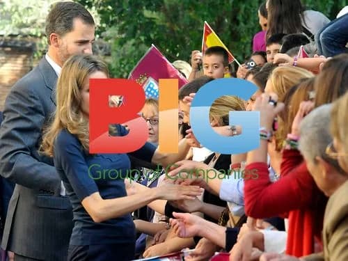 Felipe de Borbon and Letizia Ortiz Visit Medina del Campo