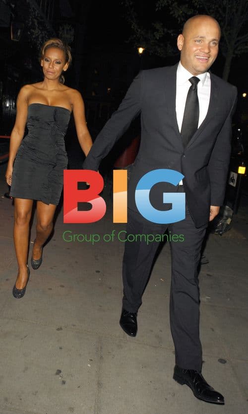 Mel B and Stephen Belafonte Leaving Stringfellows