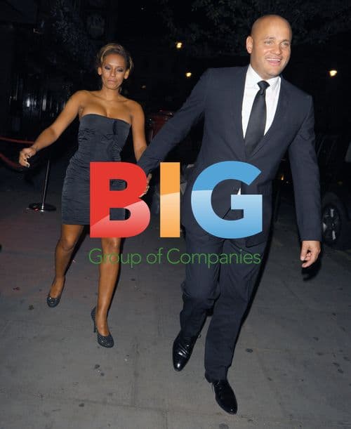 Mel B and Stephen Belefonte Leaving Stringfellows