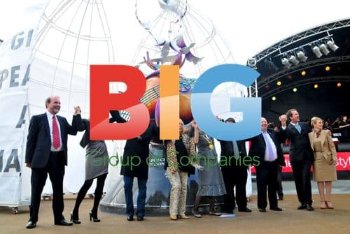 Julian Lennon, Cynthia Lennon unveil Peace Monument for John Lennon's 70th
