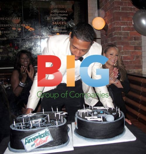 Nick Cannon and Mariah Carey at 30th Birthday Party