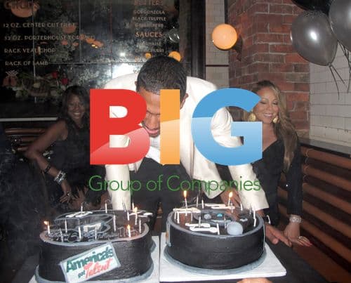 Nick Cannon and Mariah Carey at Nick\'s 30th Birthday