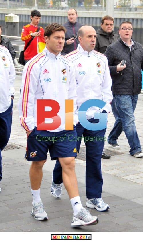 Spanish Squad in Glasgow Ahead of Scotland Match