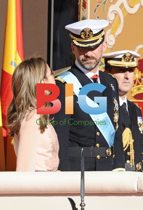Spanish Royals at Military Parade