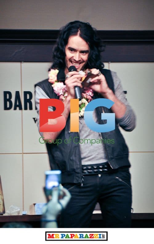 Russell Brand promotes "Booky Wook 2"