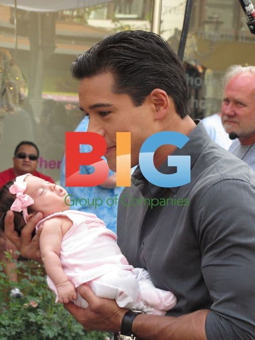 Mario Lopez Holds Daughter Gia