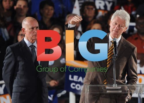 Bill Clinton speaks for Jerry Brown at UCLA rally