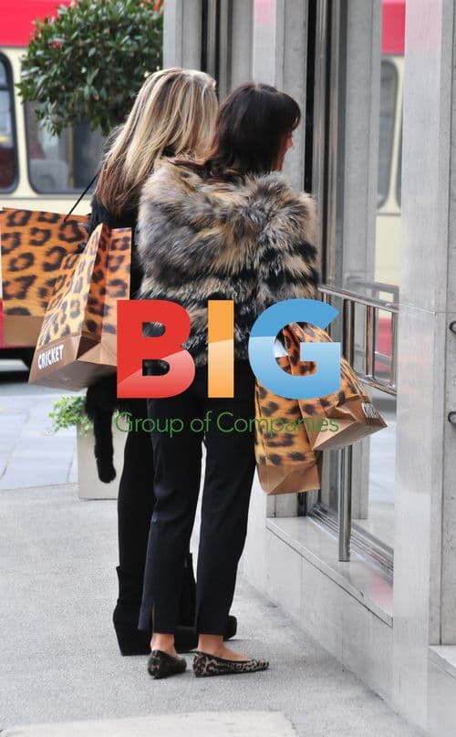 Sheree Murphy shopping in Liverpool