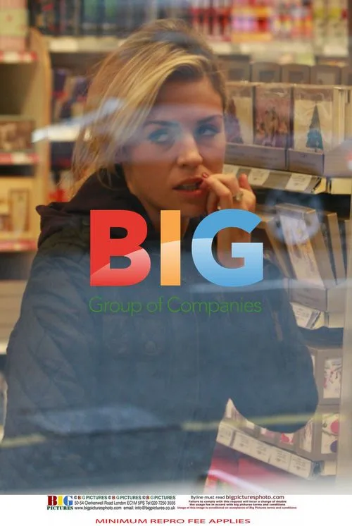 Pregnant model Abigail Clancy shopping