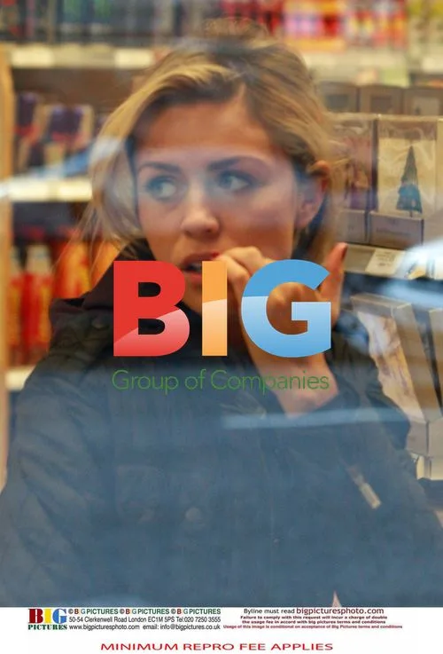 Pregnant model Abigail Clancy shopping