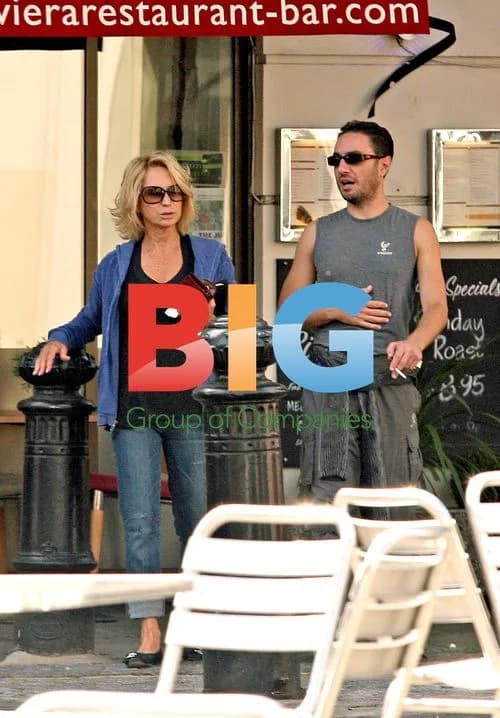 Felicity Kendal and Vincent Simone Looking for Lunch After Dance Practice