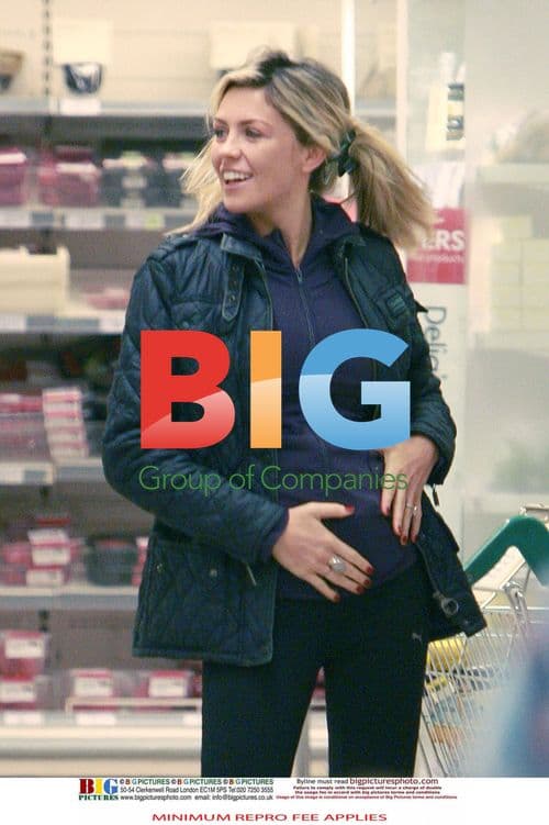 Pregnant Model Abigail Clancy Shopping