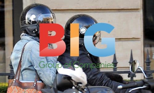Lenny Kravitz on Motorcycle with Woman in Paris