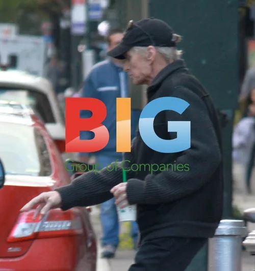 Michael Douglas Leaving Apartment