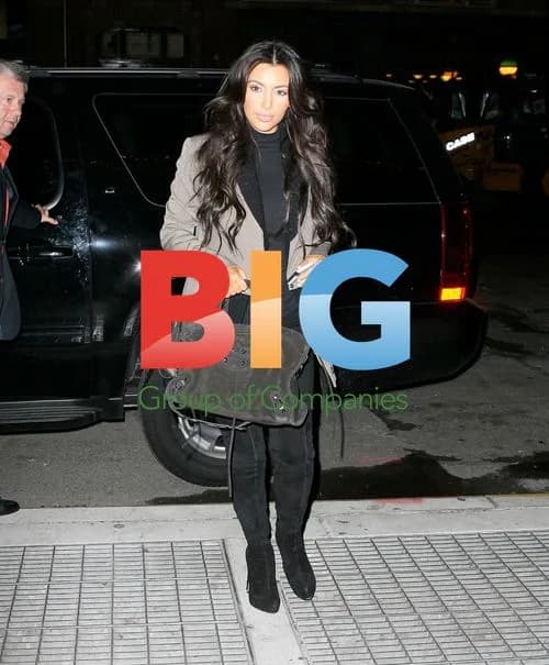 Kim Kardashian at Amsterdam Billiards in NYC