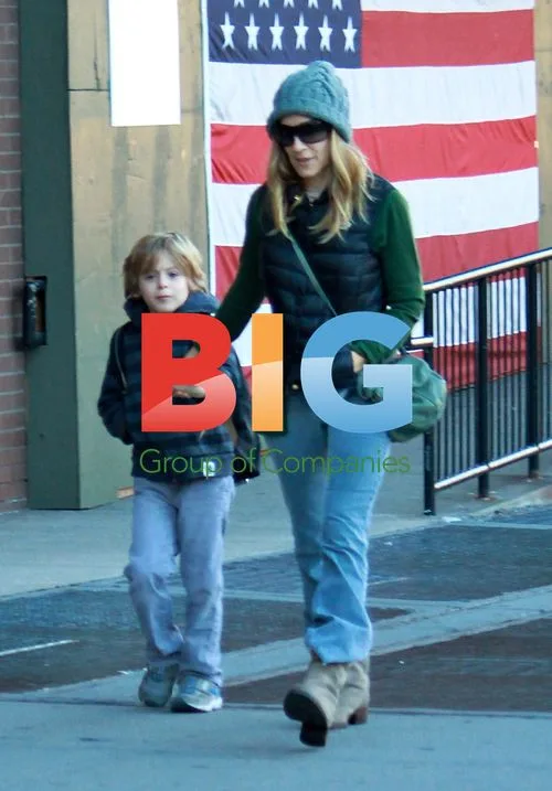 Sarah Jessica Parker walks son in NYC