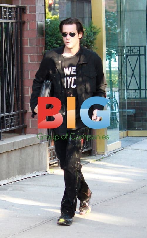 Jim Carrey Out for a Walk in NYC