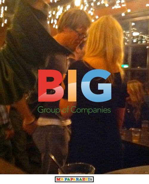 BT's Kris Marshall kisses and dances with blonde