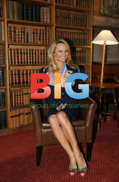 Pamela Anderson and Dan Matthews Support PETA at Oxford Union