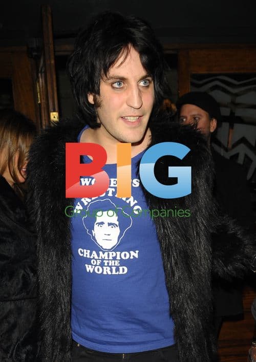 Noel Fielding and KT Tunstall leaving Groucho Club