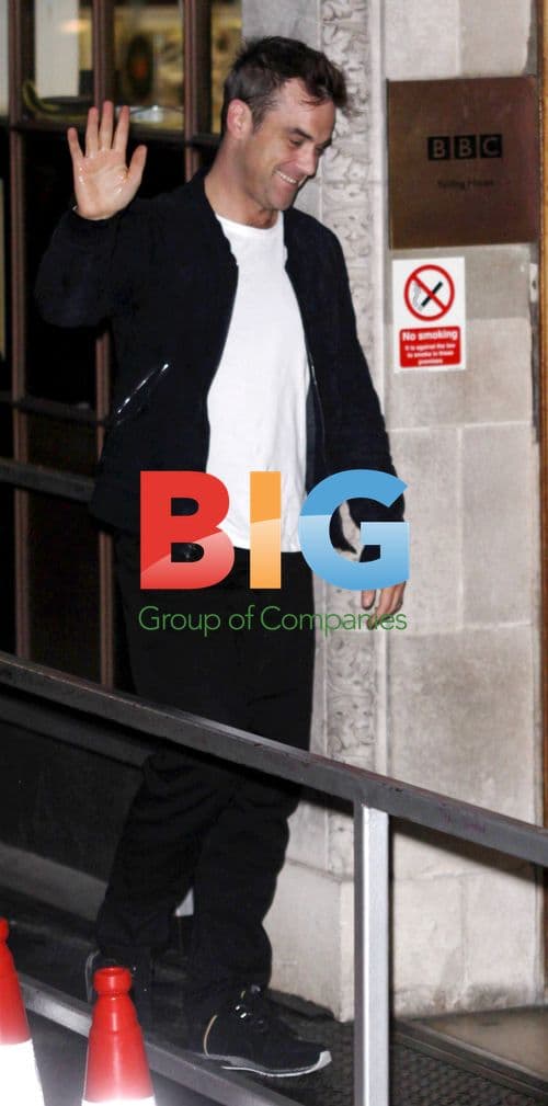 Take That Arrive at Radio 1 in London