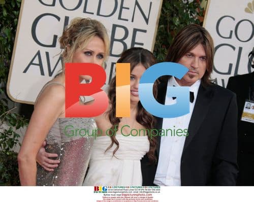 Miley Cyrus and Family at Golden Globes