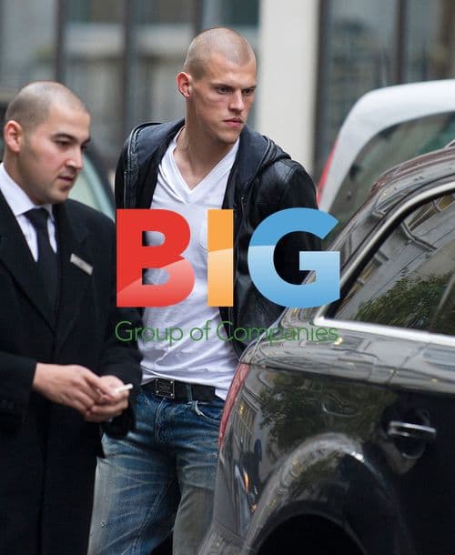 Liverpool's Martin Skrtel leaving Mayfair hotel