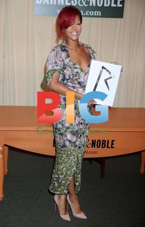 Rihanna Signs Books in New York