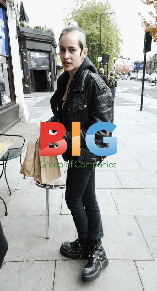 Model Alice Dellall shopping in London