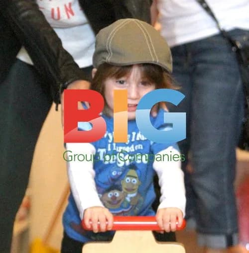 Christina Aguilera and son Max out