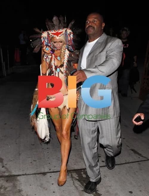 Paris Hilton Wasted at Playboy Halloween Party