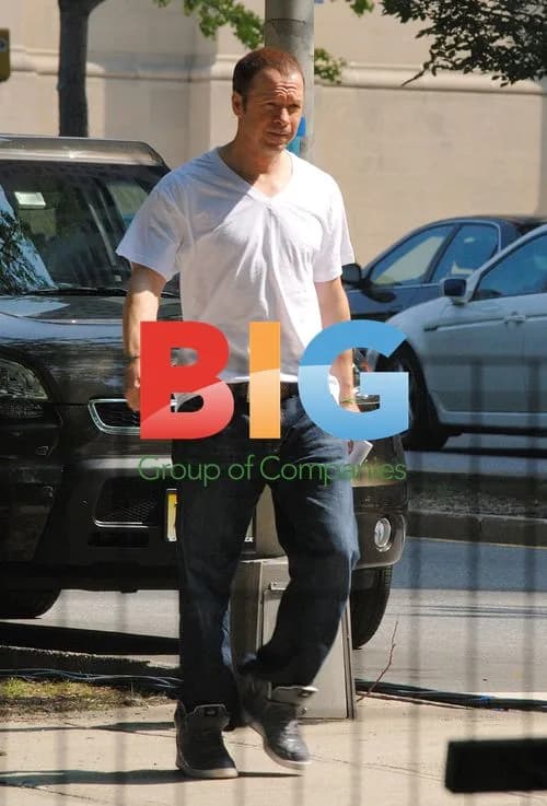 Donnie Wahlberg on "Blue Bloods" Set