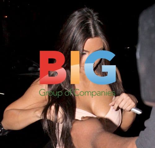 Kim Kardashian at Pussycat Dolls Show